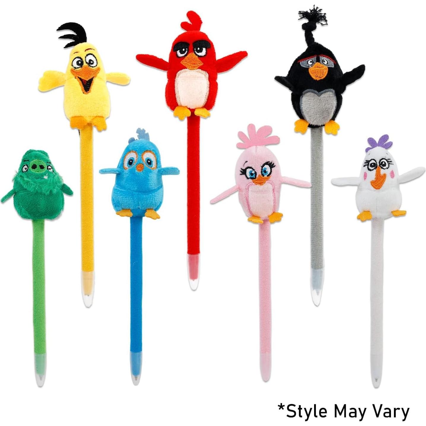 Juego de bolígrafos Angry Birds - 3 bolígrafos con pegatinas