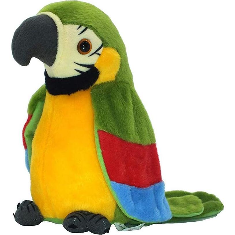 Loro Hablante Eléctrico de Peluche Xinrirong 27.7x27.7x56.1cm