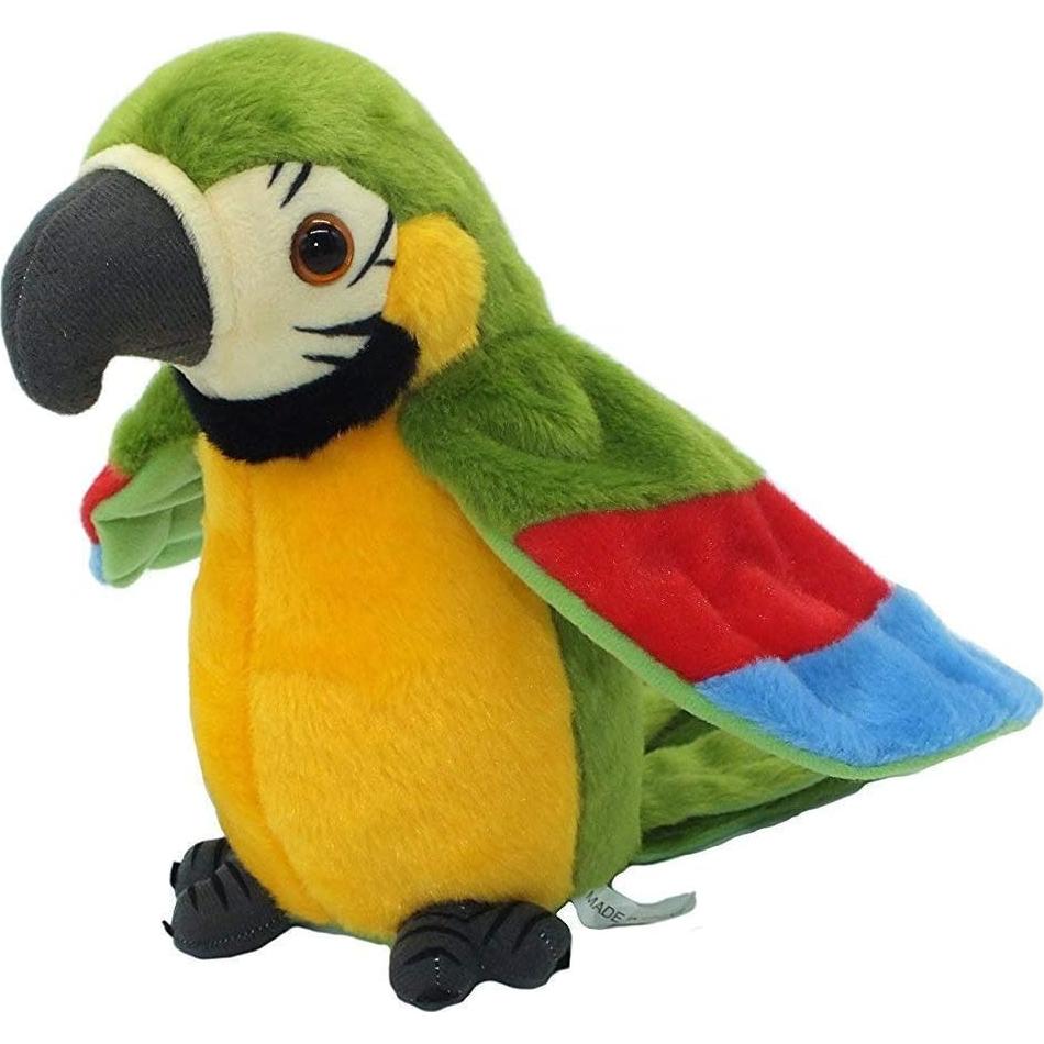 Loro Hablante Eléctrico de Peluche Xinrirong 27.7x27.7x56.1cm