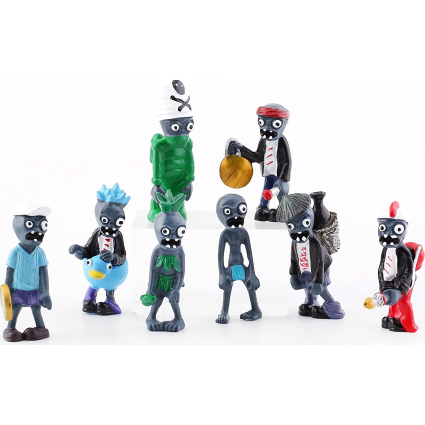 Conjunto de Juguetes de Plantas vs Zombies JHESAO 17 PCS