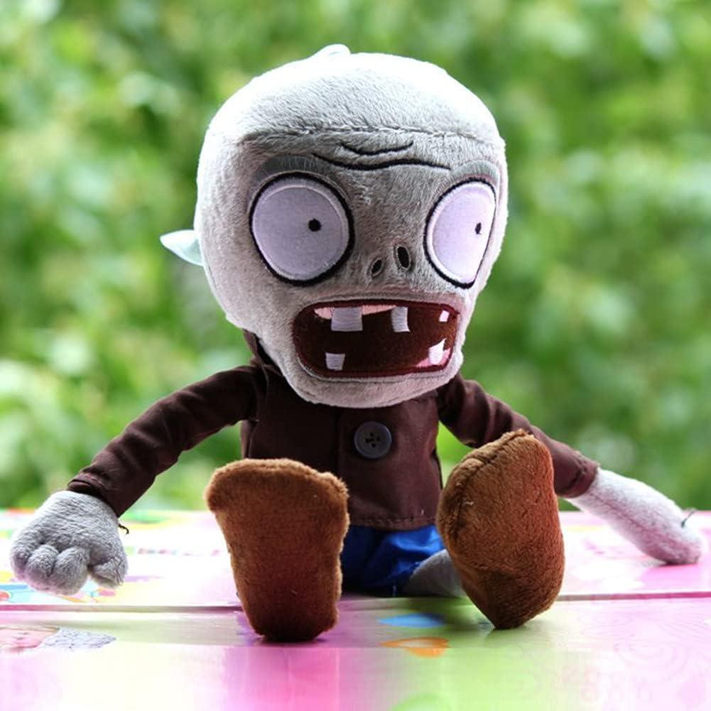 Muñeco de Peluche Zombie Gris 30 cm JHESAO con Abrigo