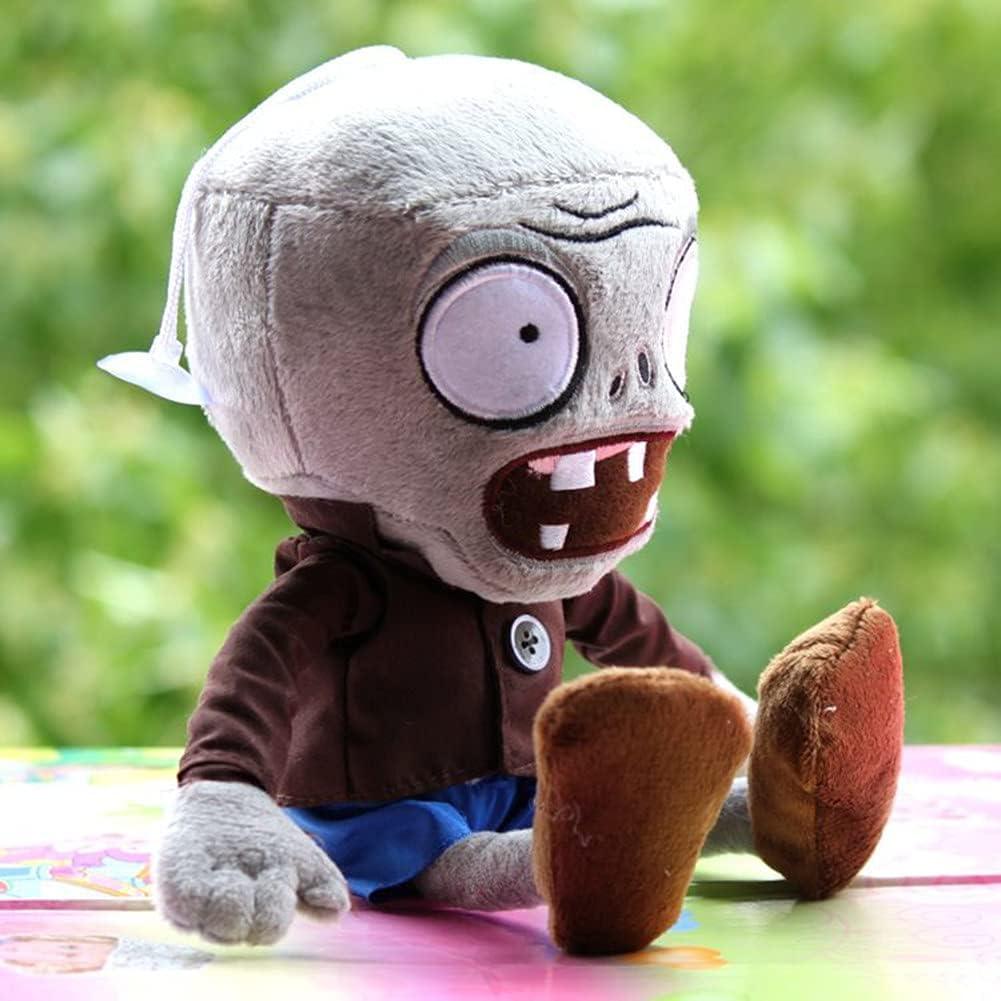 Muñeco de Peluche Zombie Gris 30 cm JHESAO con Abrigo