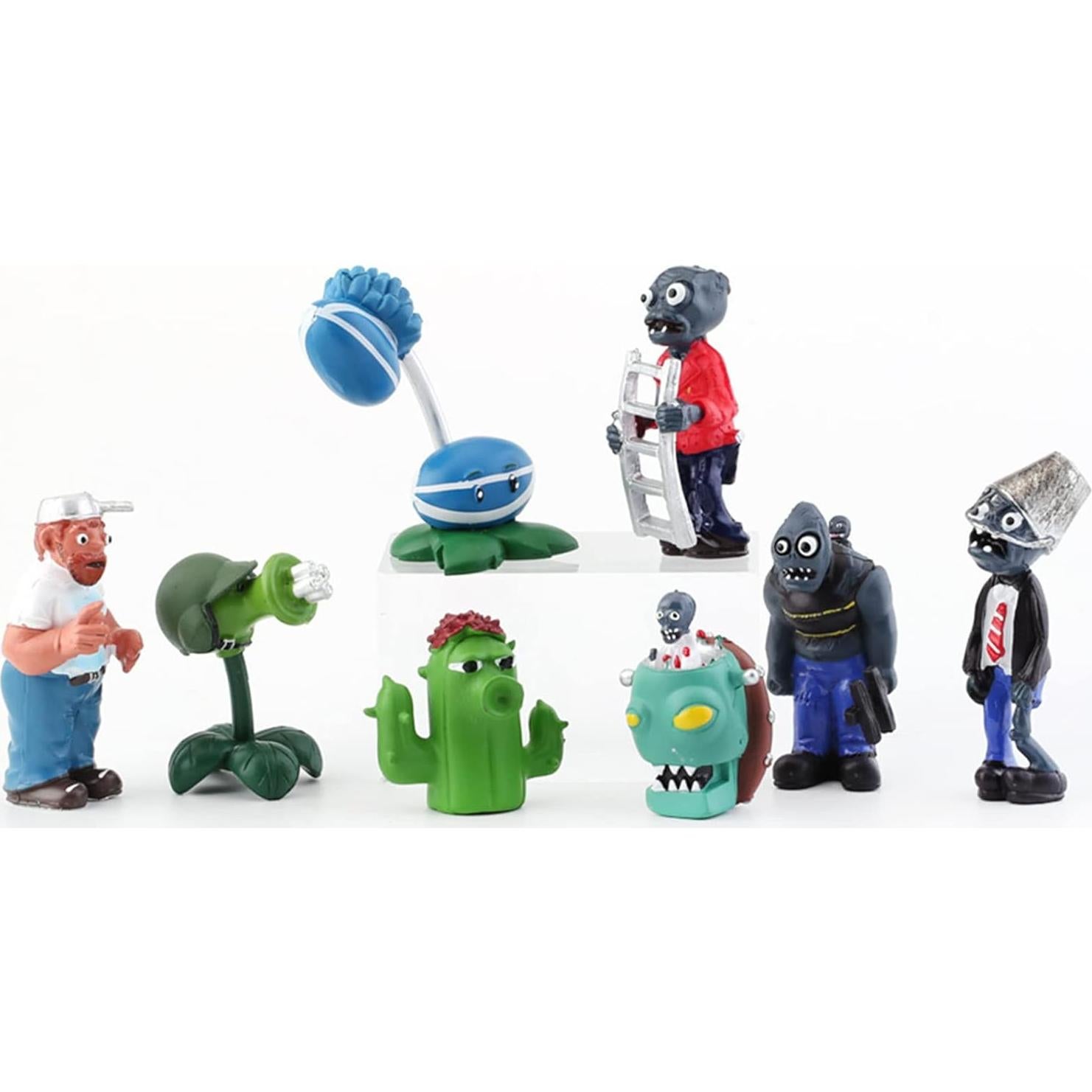 Conjunto de Juguetes de Peluche PVZ JHESAO 16 PCS 4-7 cm