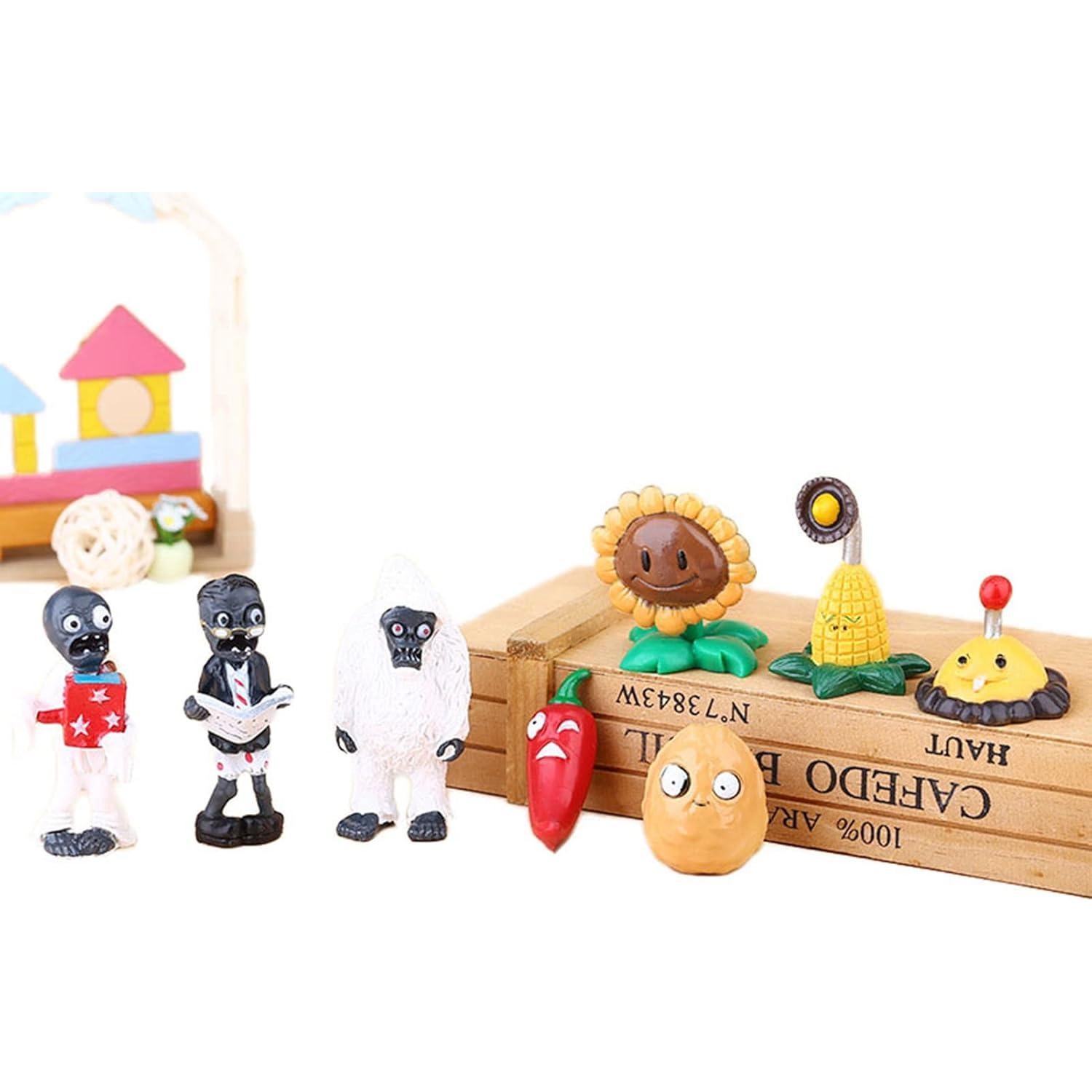 Conjunto de Juguetes de Peluche PVZ JHESAO 16 PCS 4-7 cm