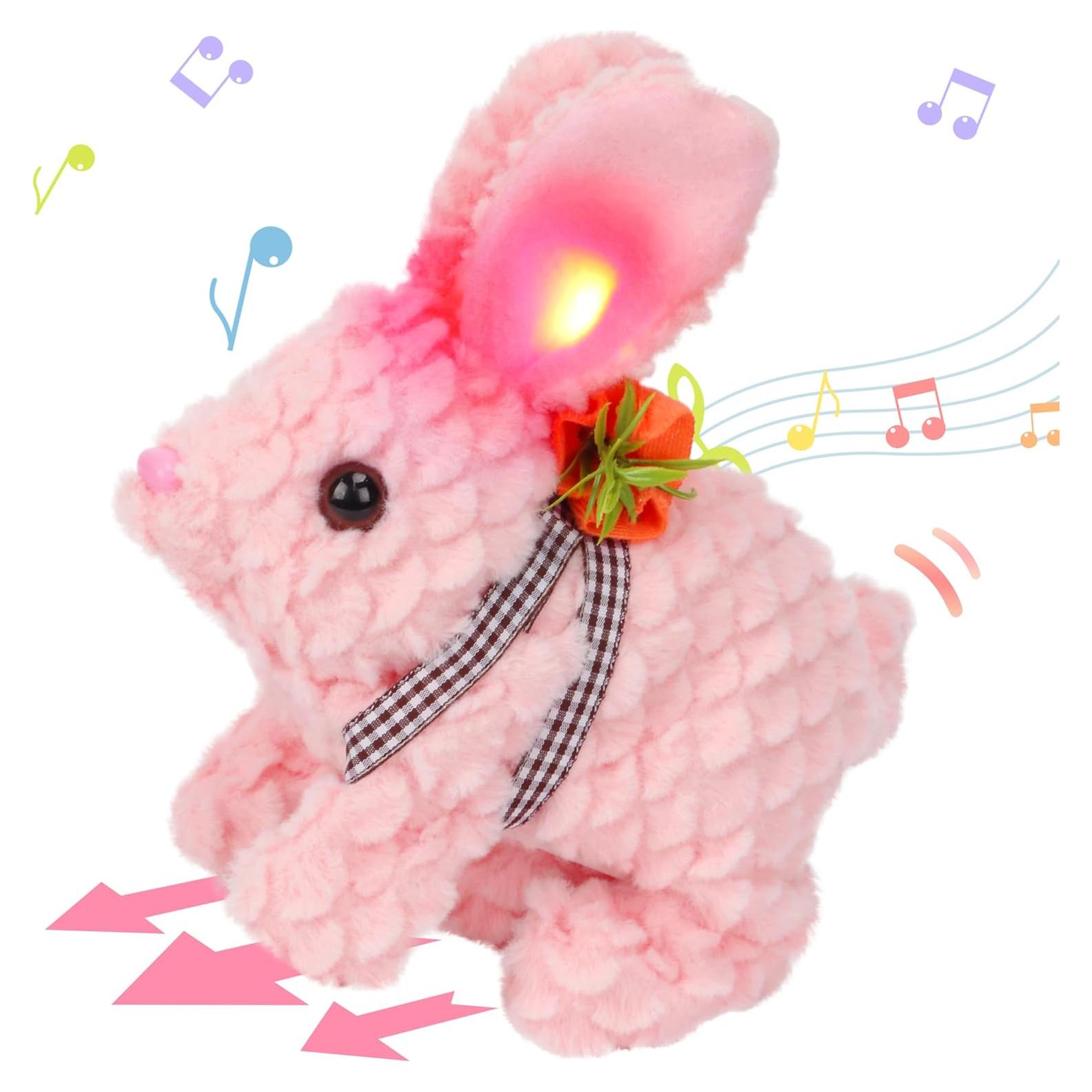 Conejo Saltarín Hopearl con Orejas LED y Sonidos 17.78 cm