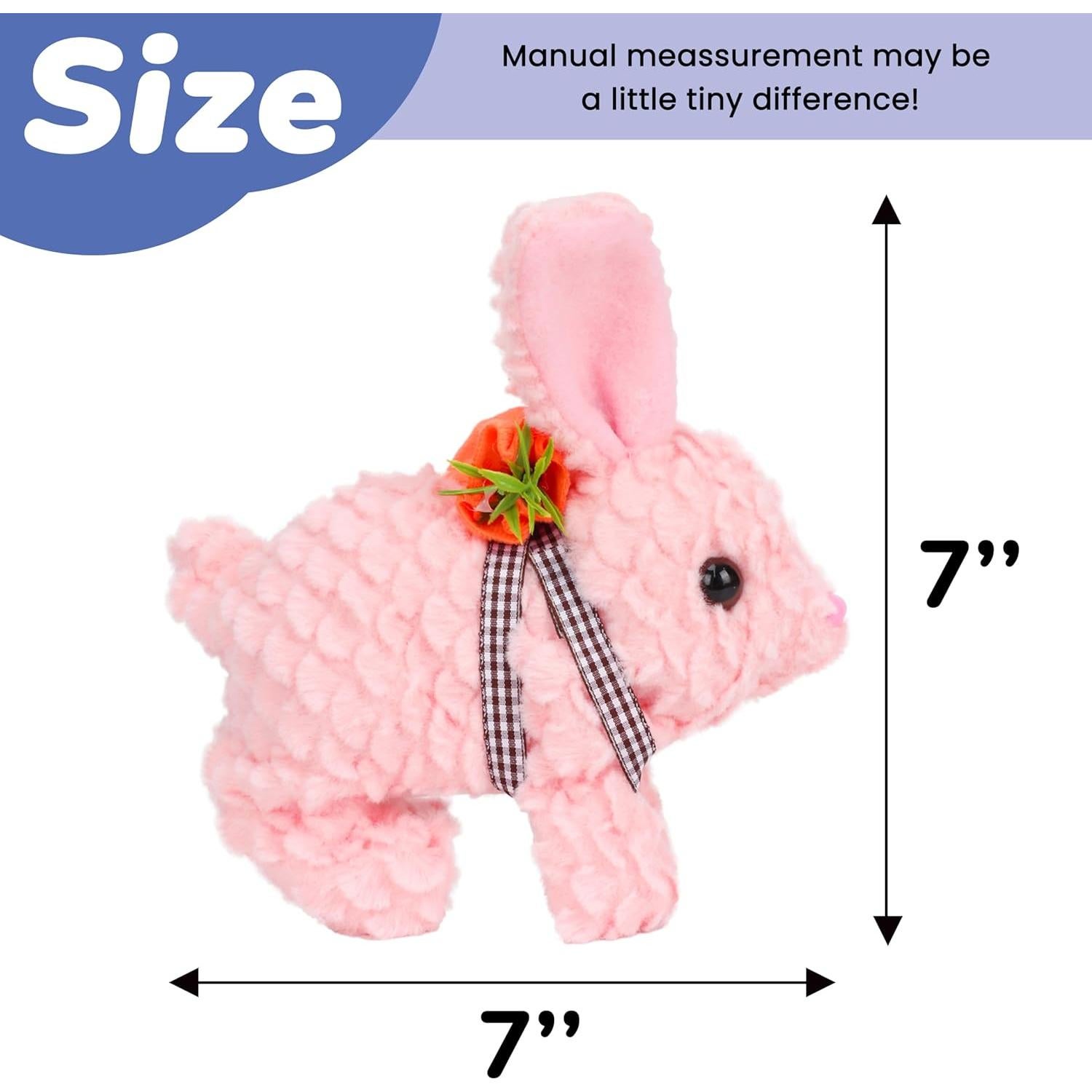 Conejo Saltarín Hopearl con Orejas LED y Sonidos 17.78 cm