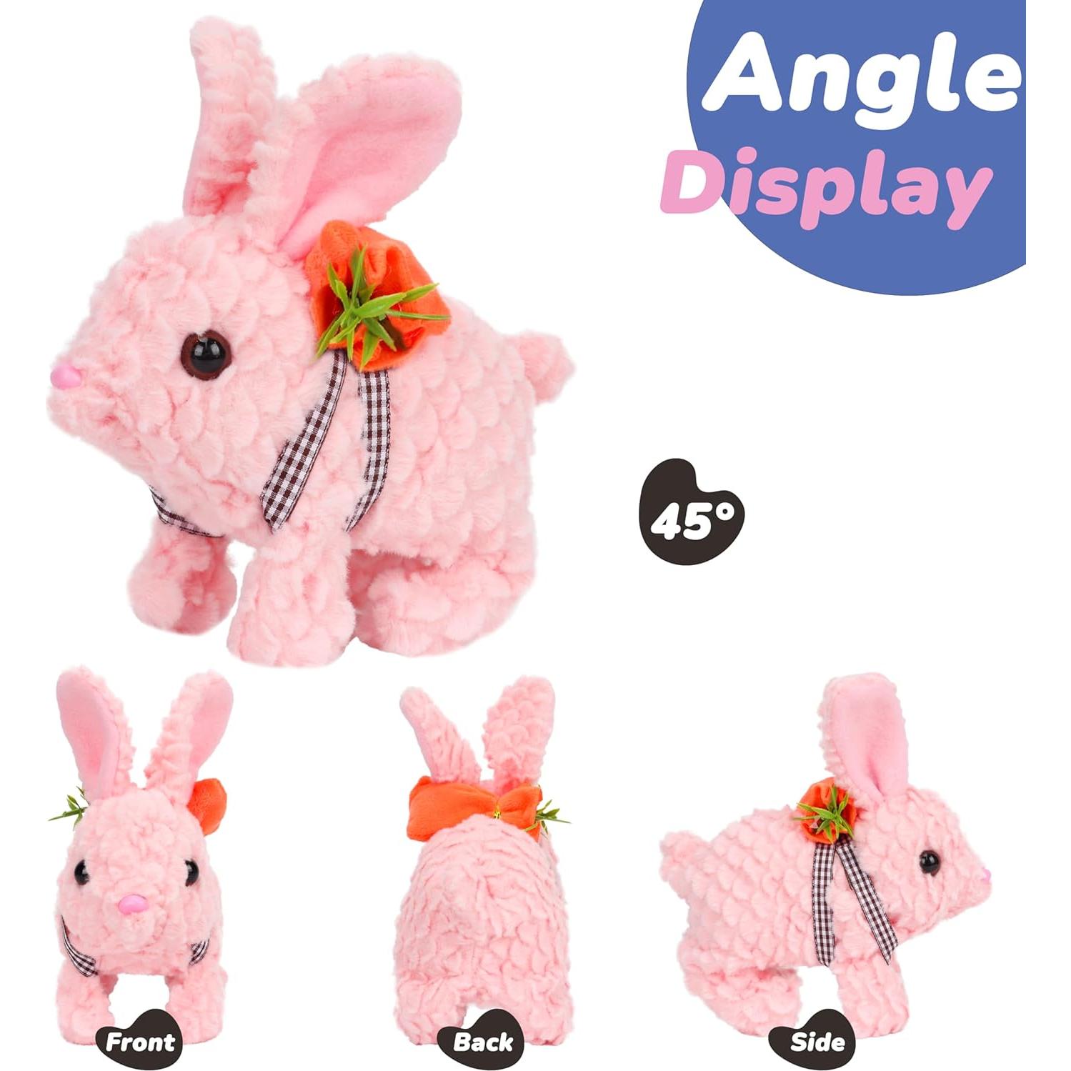 Conejo Saltarín Hopearl con Orejas LED y Sonidos 17.78 cm