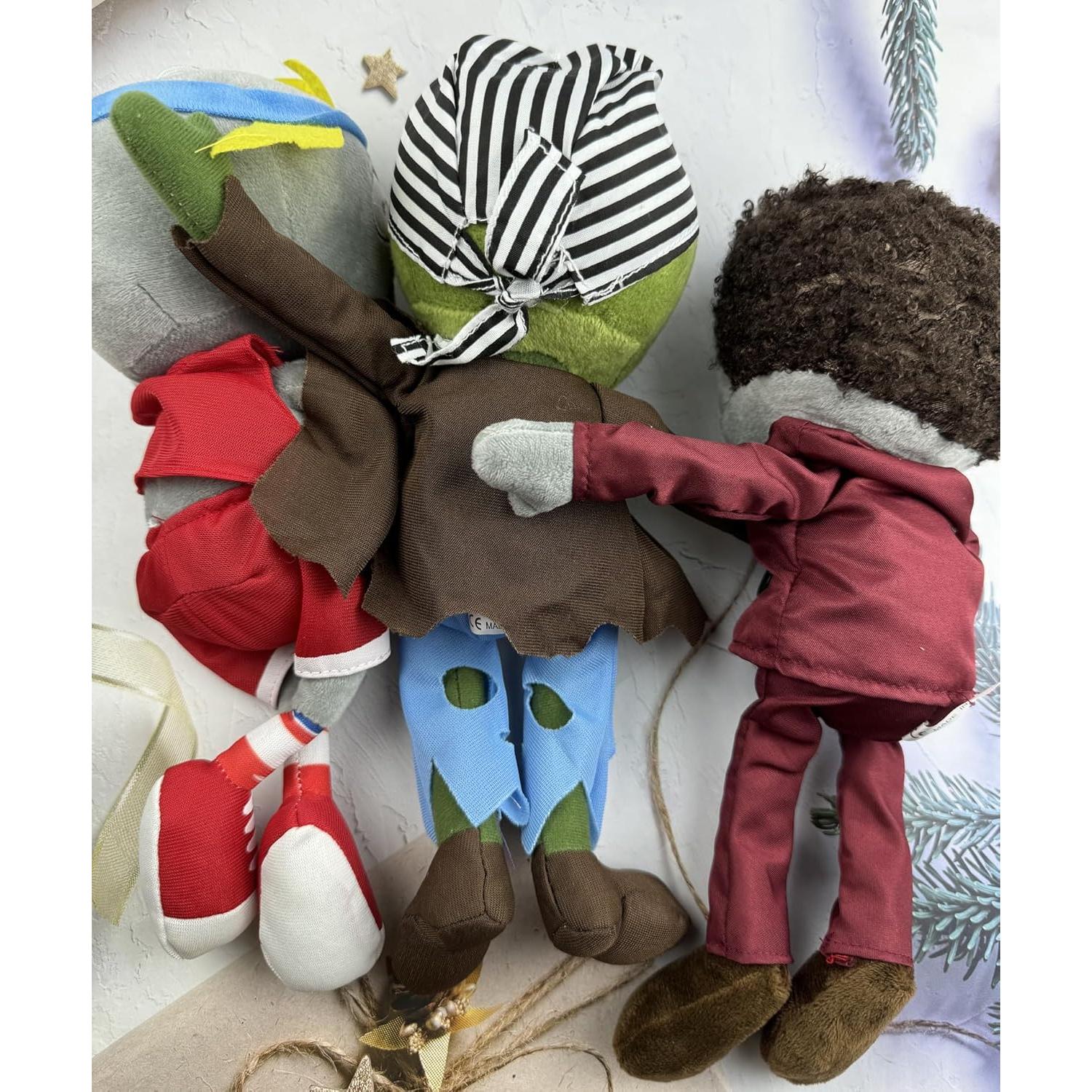 Juguete de Peluche PVZ JHESAO 3 Piezas Zombies Fútbol