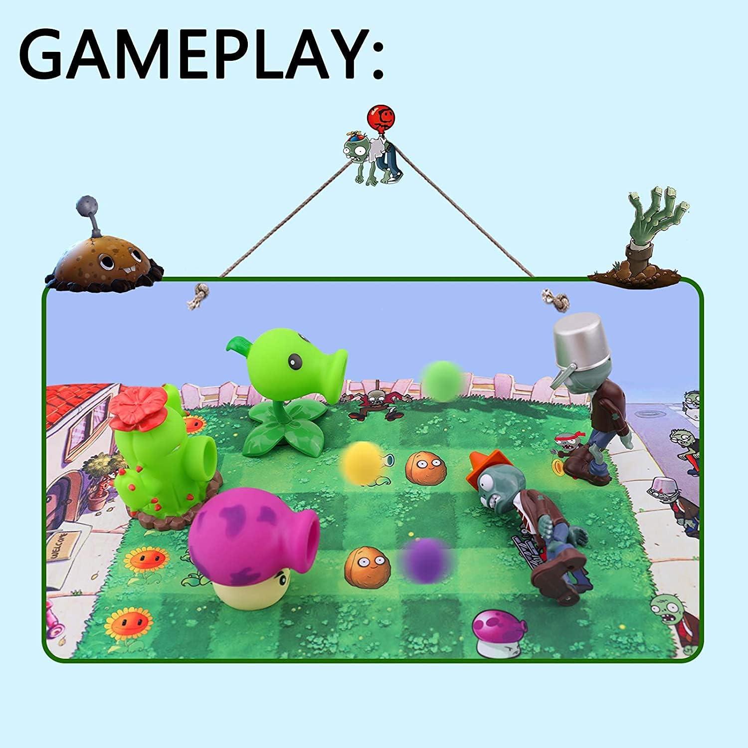 Set de Juguetes Plantas vs Zombis Maikerry 5 Piezas PVC