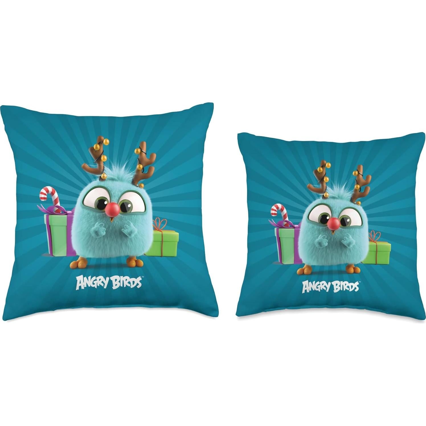 Almohada Oficial Angry Birds Navidad 45x45 cm Multicolor