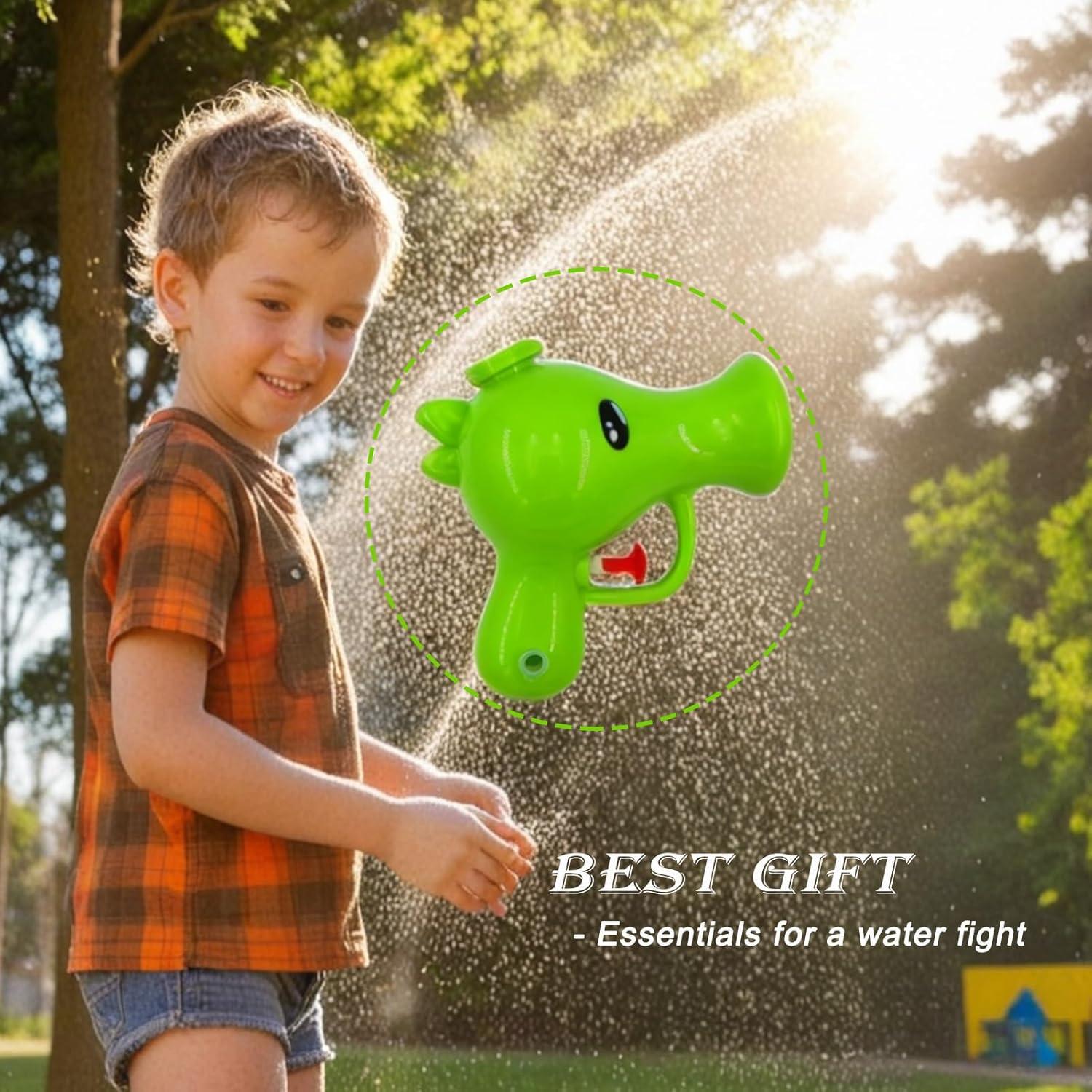 Pistola de Agua Peashooter Dyharnsty para Niños - 3-4.9m