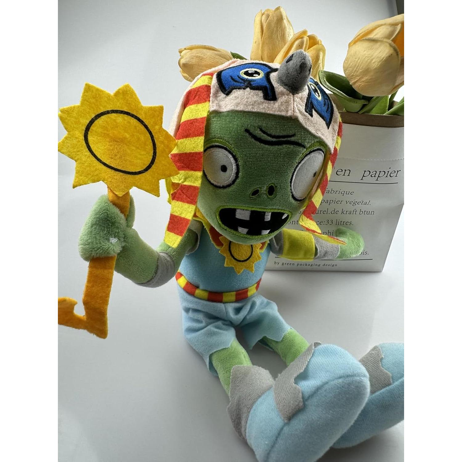 Peluche RA Zombie PVZ JHESAO 30 cm Suave para Niños