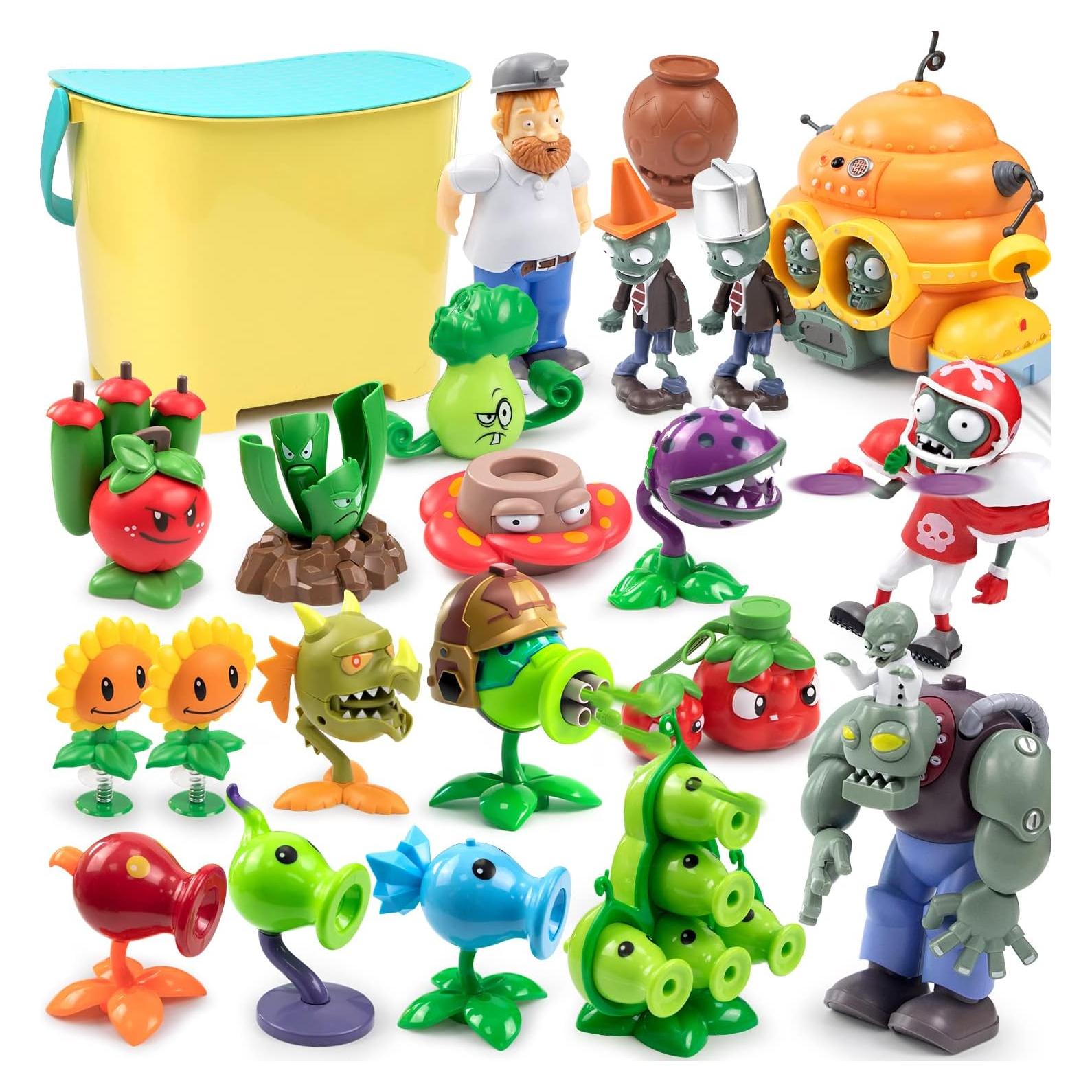 Set de Figuras de Acción Plantas vs Zombies 21 Piezas PVC