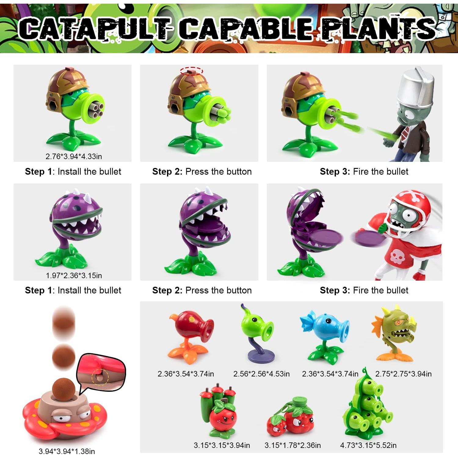 Set de Figuras de Acción Plantas vs Zombies 21 Piezas PVC