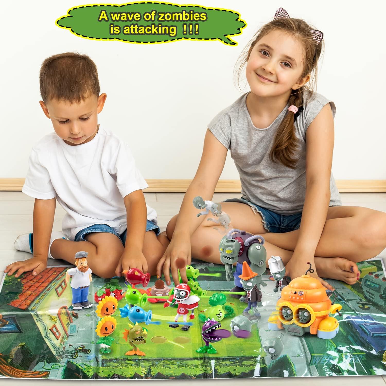 Set de Figuras de Acción Plantas vs Zombies 21 Piezas PVC