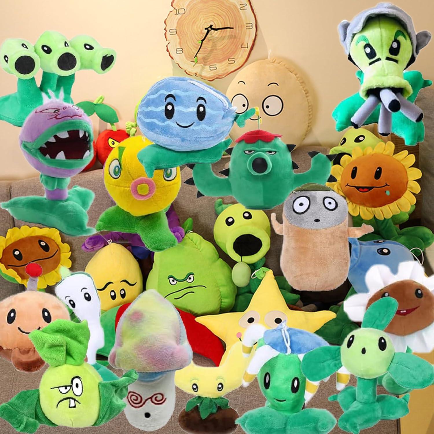 Juguetes de Peluche Zombies PVZ 10PCS JHESAO 16-30cm