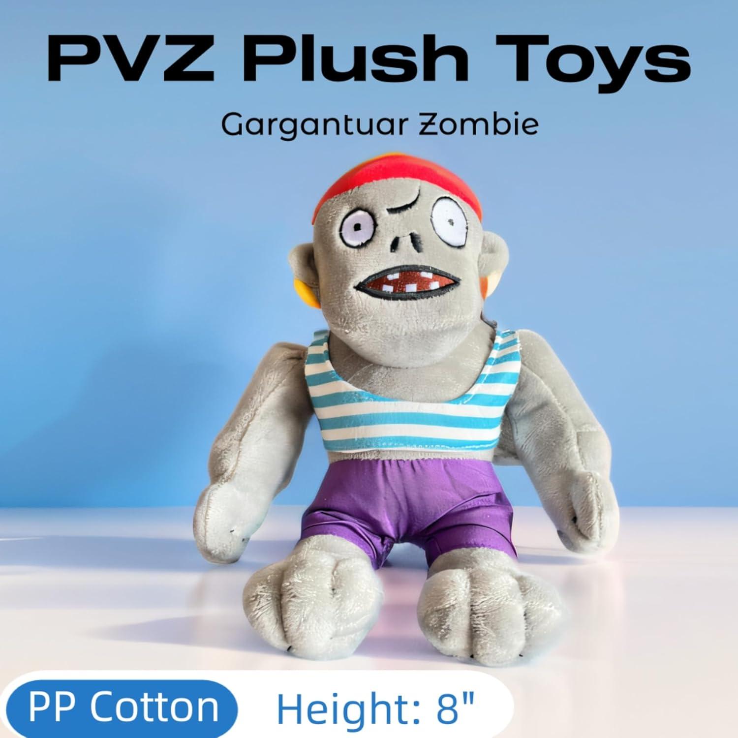 Set de 3 Juguetes de Peluche Plantas vs Zombies Dyharnsty