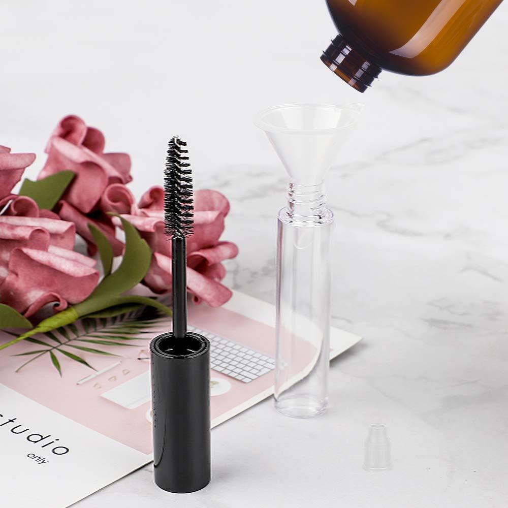 GTHER 10PCS Botellas Vacías 10ML con Varita y Embudos
