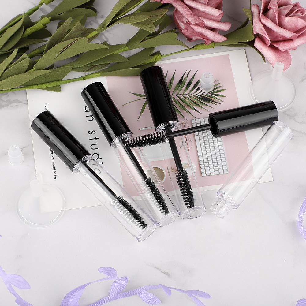 GTHER 10PCS Botellas Vacías 10ML con Varita y Embudos