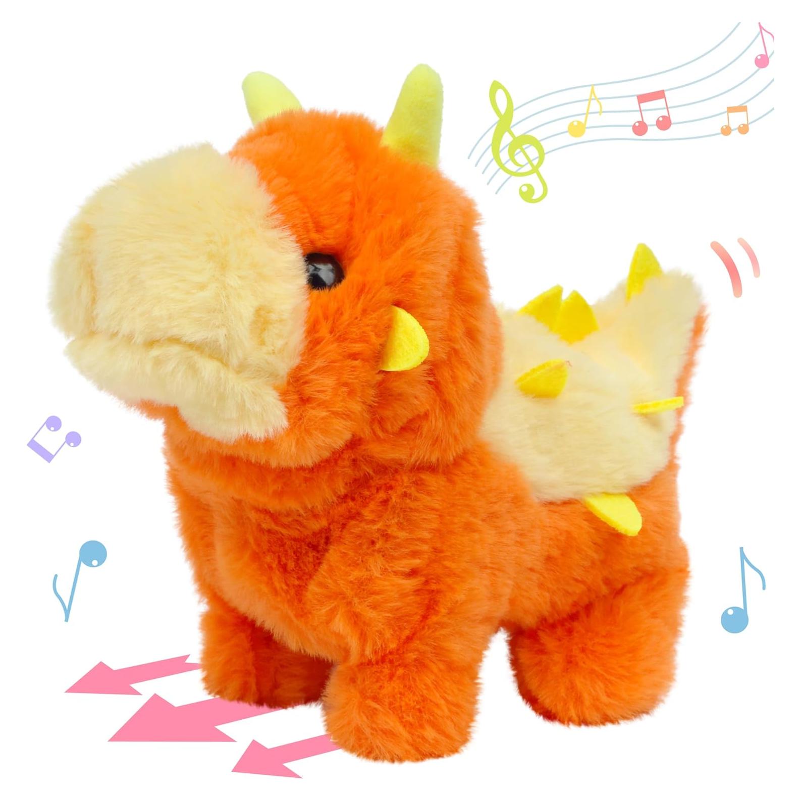 Dinosaurio Caminante Hopearl Stegosaurus Interactivo 20 cm