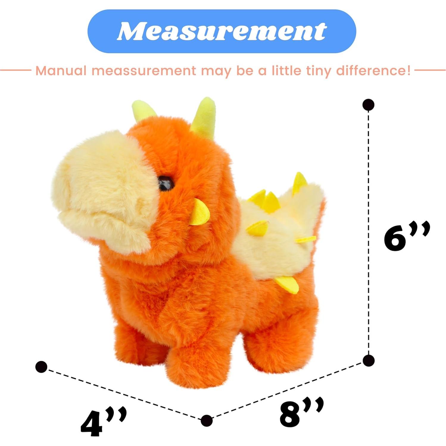 Dinosaurio Caminante Hopearl Stegosaurus Interactivo 20 cm