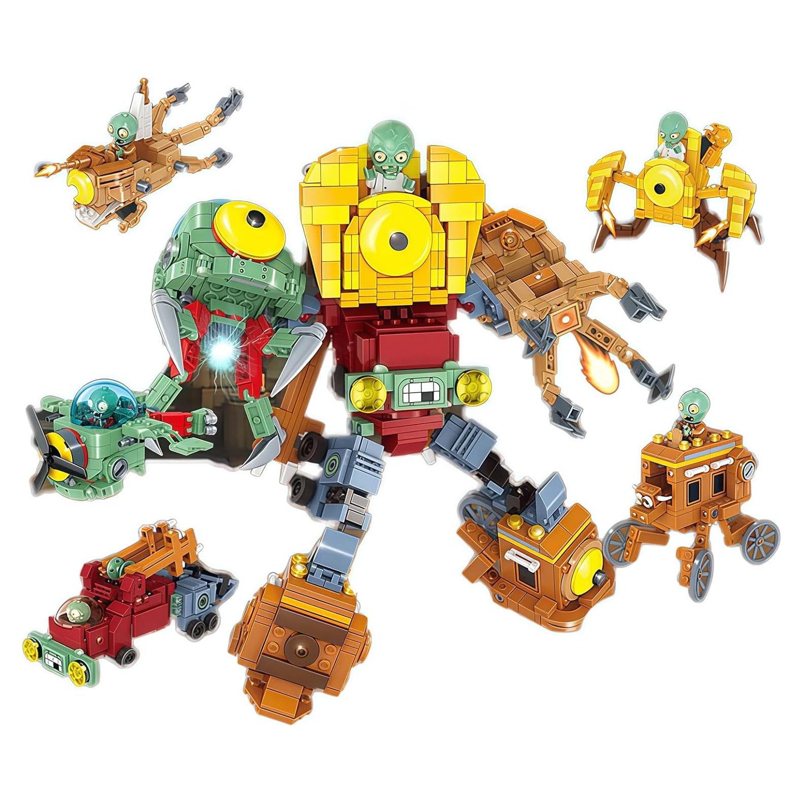 Juguete de Construcción Plantas y Zombies JHESAO 314 Piezas