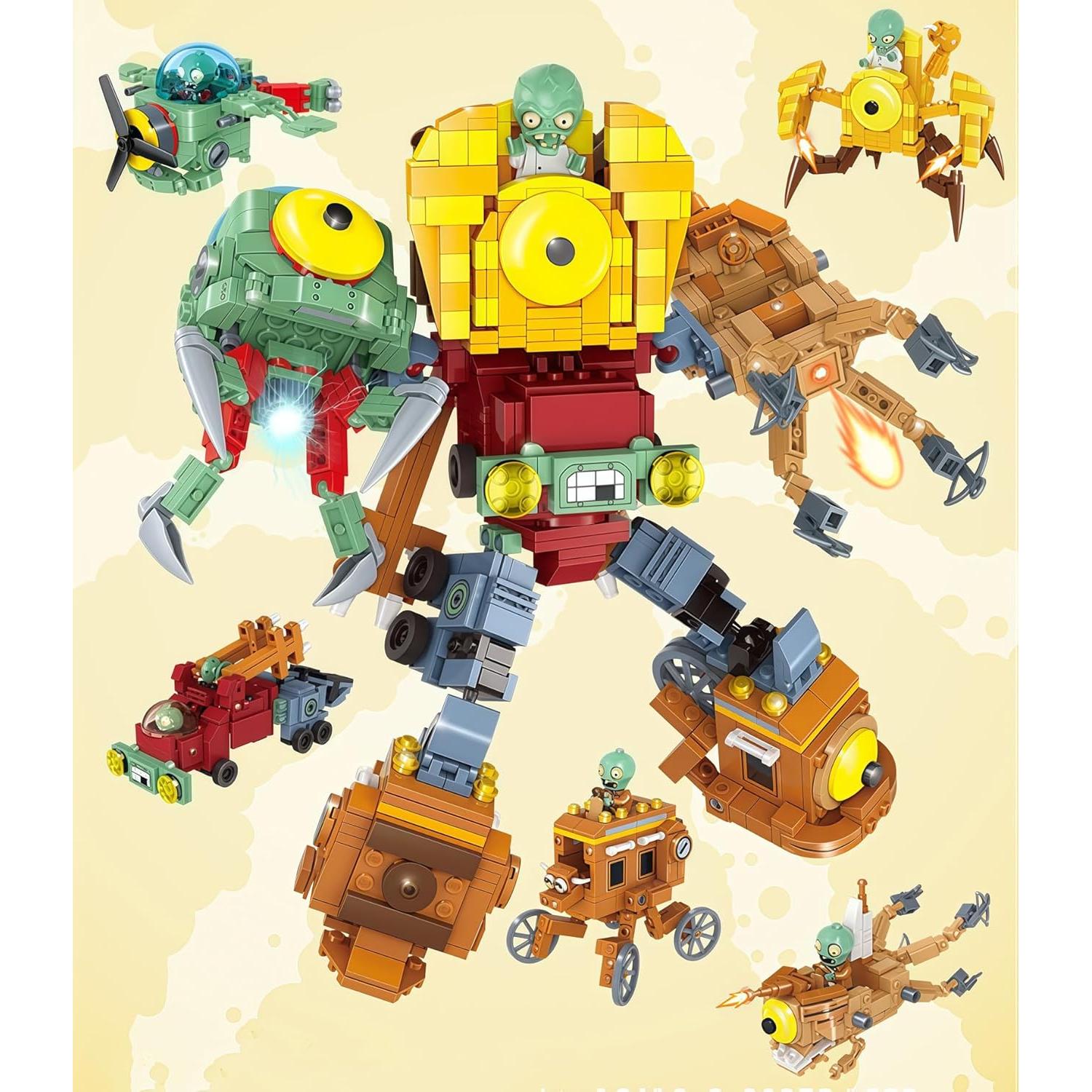 Juguete de Construcción Plantas y Zombies JHESAO 314 Piezas