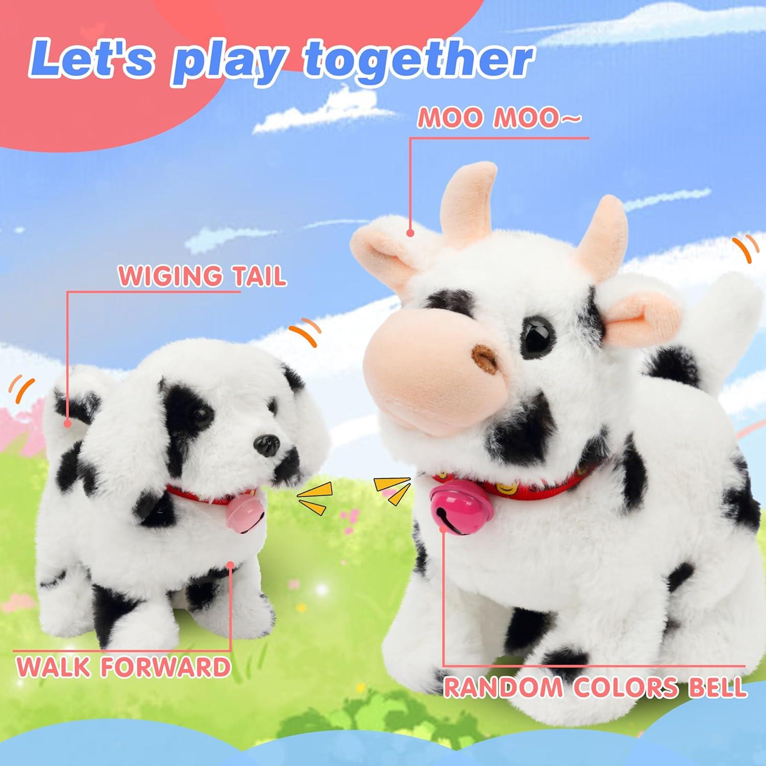 Juguete Interactivo Vaca Hopearl con Sonidos y Movimientos