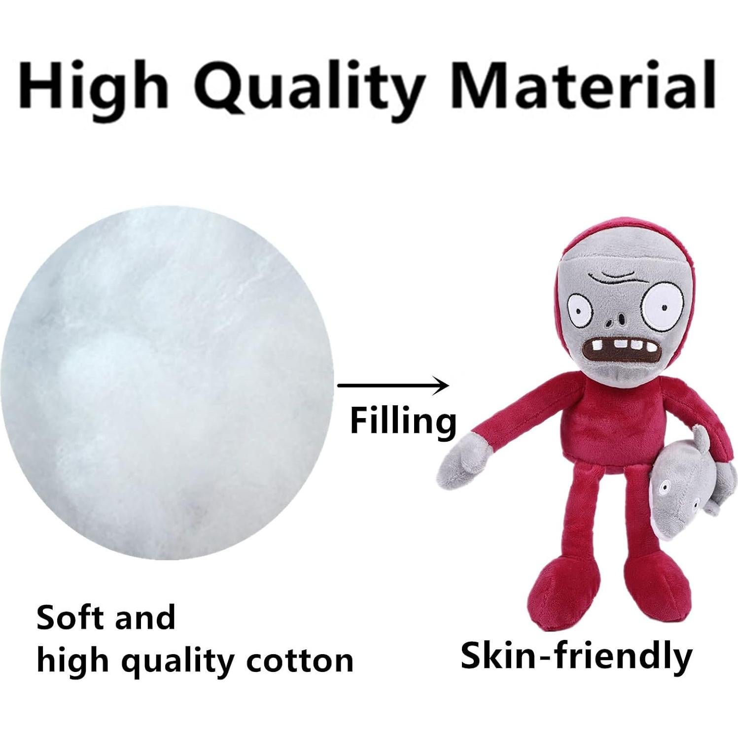 Muñecos de Peluche Zombies 10 PCS JHESAO 13-30 cm Regalo Niños