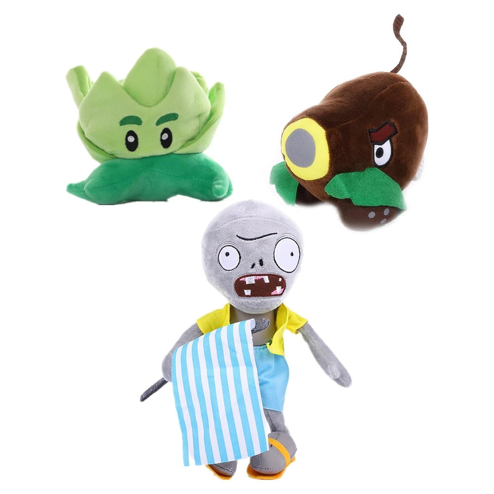 Juguetes de Peluche PVZ JHESAO - 3 Piezas Lechuga y Muertos