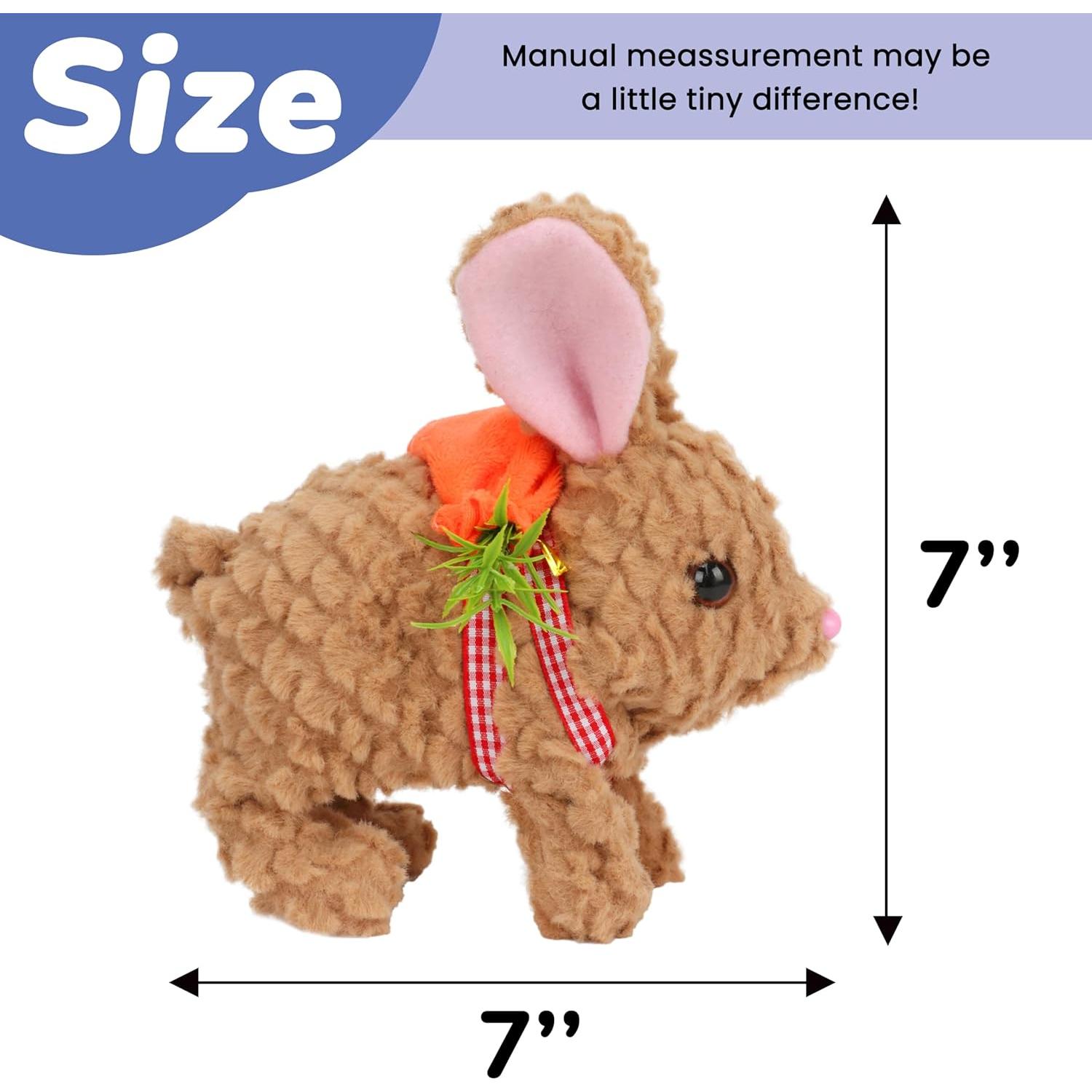 Conejo Saltarín Hopearl con Orejas LED y Sonidos 17.78 cm