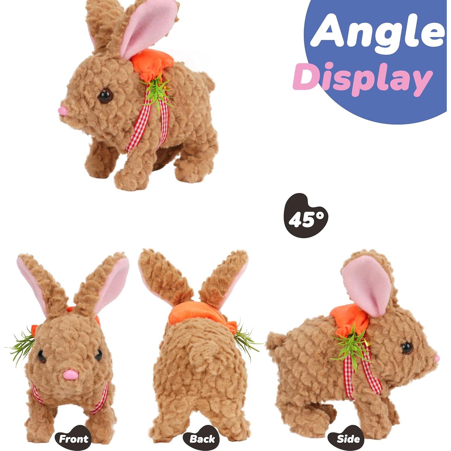 Conejo Saltarín Hopearl con Orejas LED y Sonidos 17.78 cm