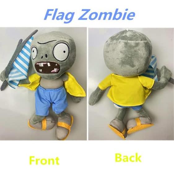 Conjunto de 3 Muñecos de Felpa Plantas vs Zombis Suyudian