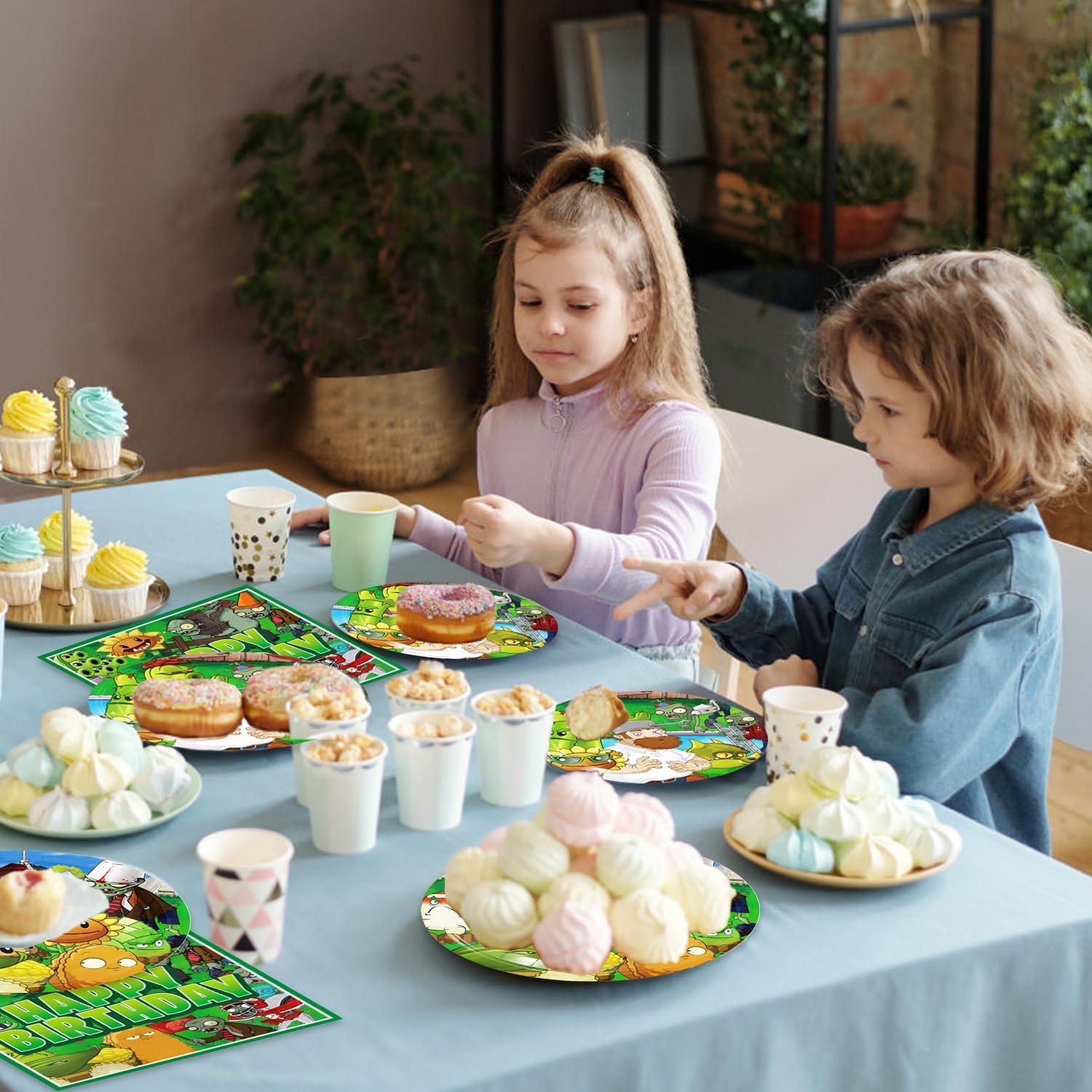 Suministros de Fiesta de Cumpleaños Deenor Zombies 40 Piezas