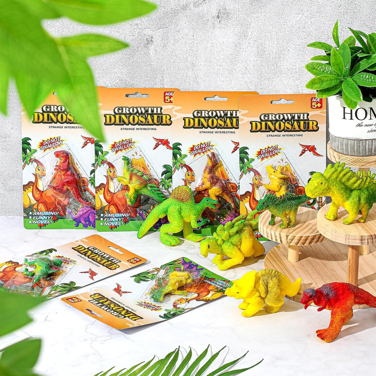 Conjunto 8 Criaturas Crecientes Dinosaurios Outus - Juguete Educativo