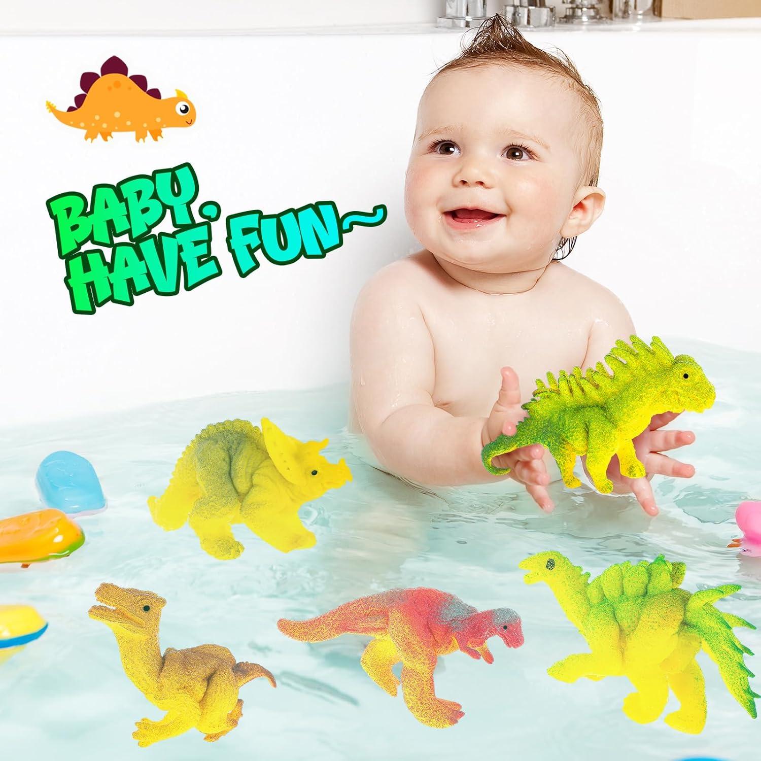 Conjunto 8 Criaturas Crecientes Dinosaurios Outus - Juguete Educativo