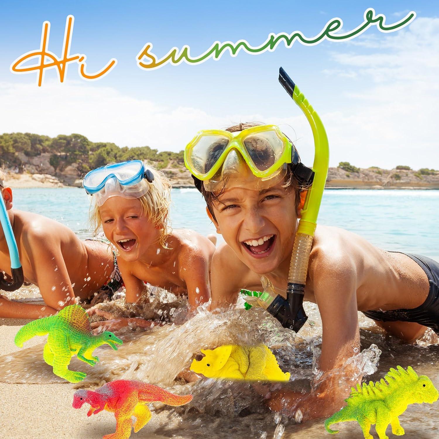 Conjunto 8 Criaturas Crecientes Dinosaurios Outus - Juguete Educativo