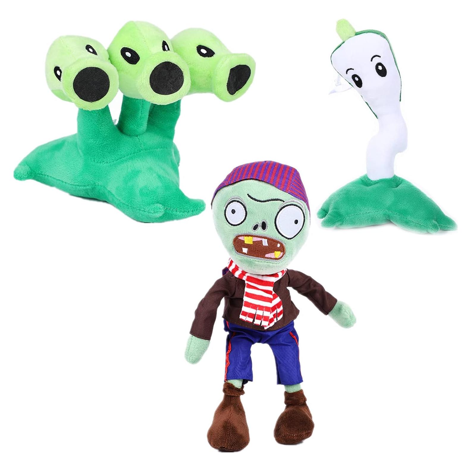 Juguetes de Peluche PVZ JHESAO 3 PCS Piratas Zombies 20 cm