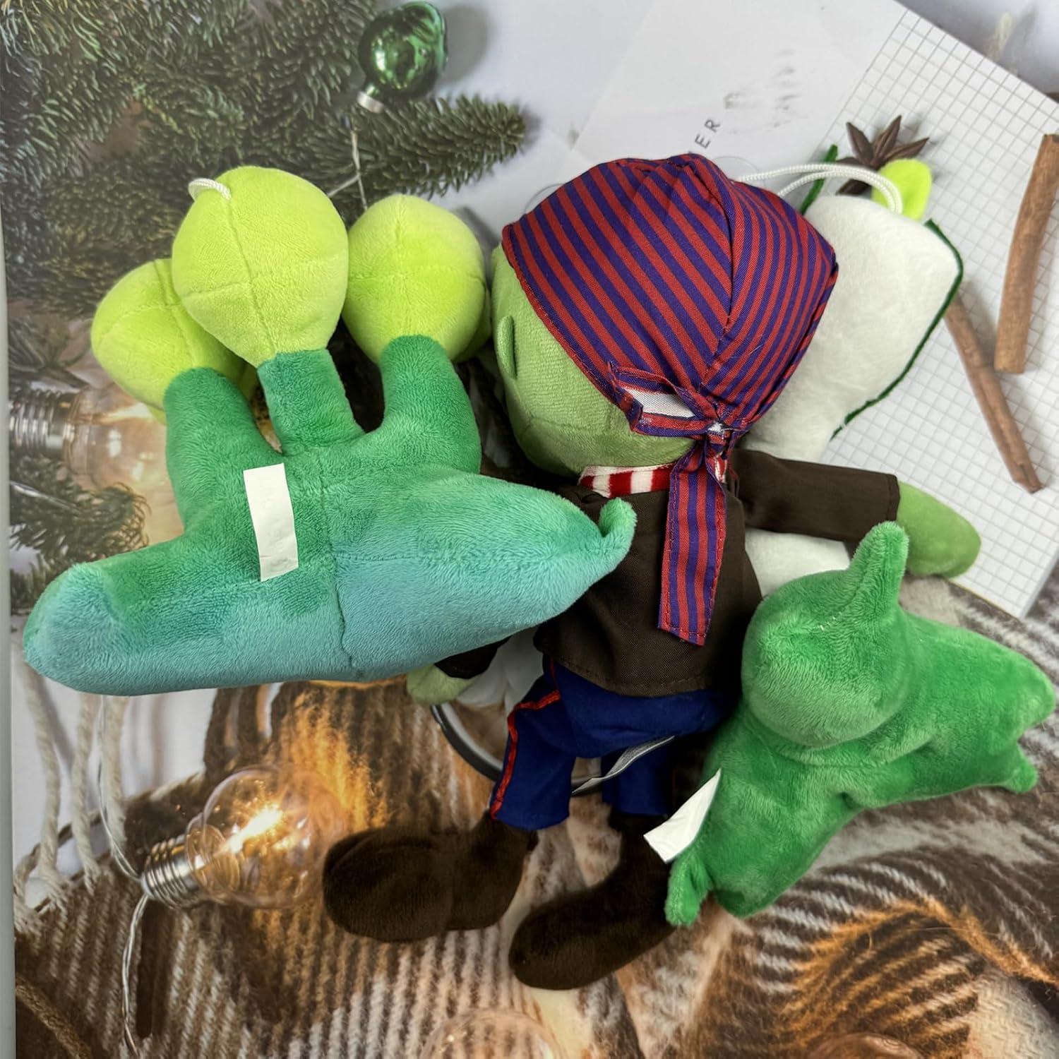Juguetes de Peluche PVZ JHESAO 3 PCS Piratas Zombies 20 cm