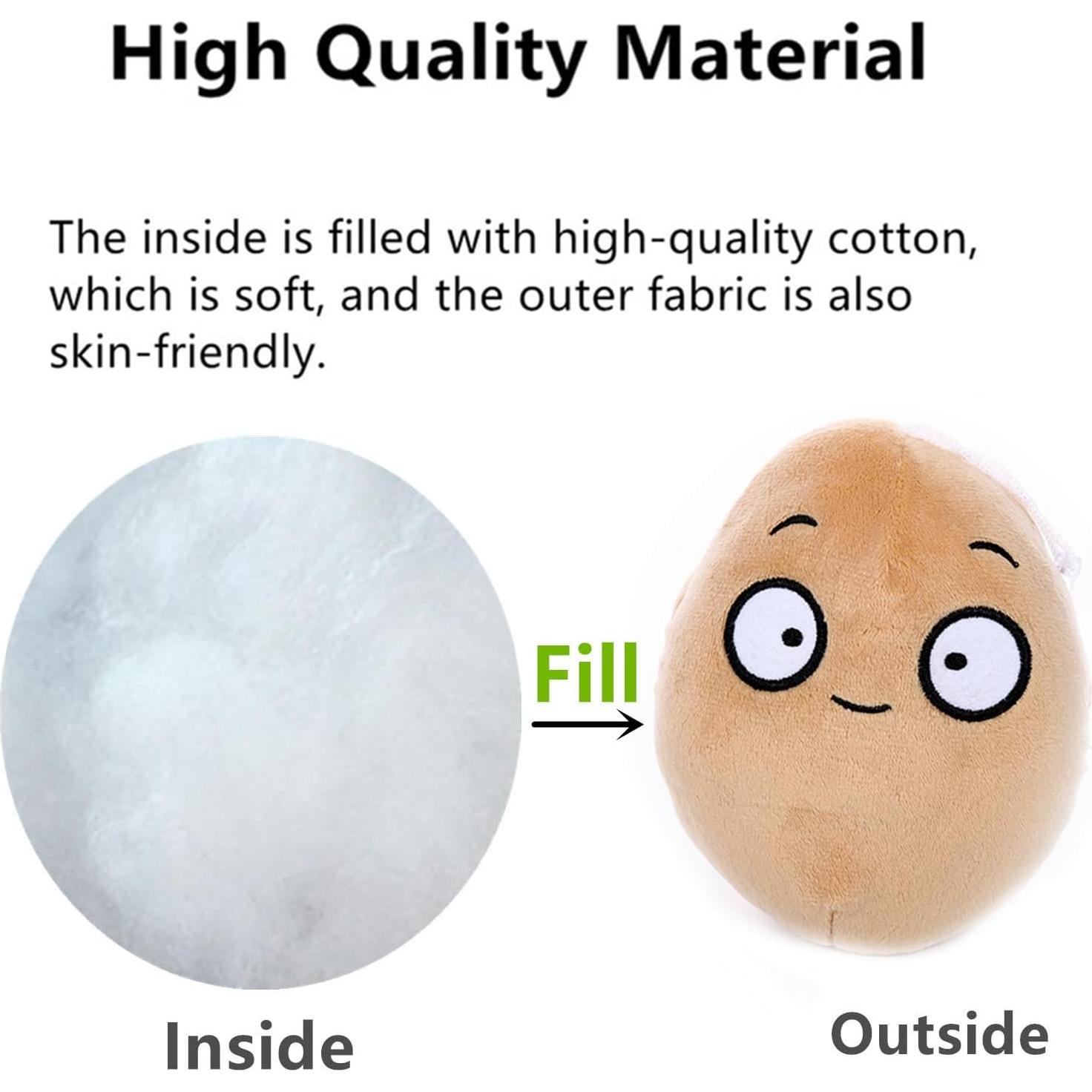 Juguete de Peluche Wall Nut PVZ JHESAO 16 cm Suave