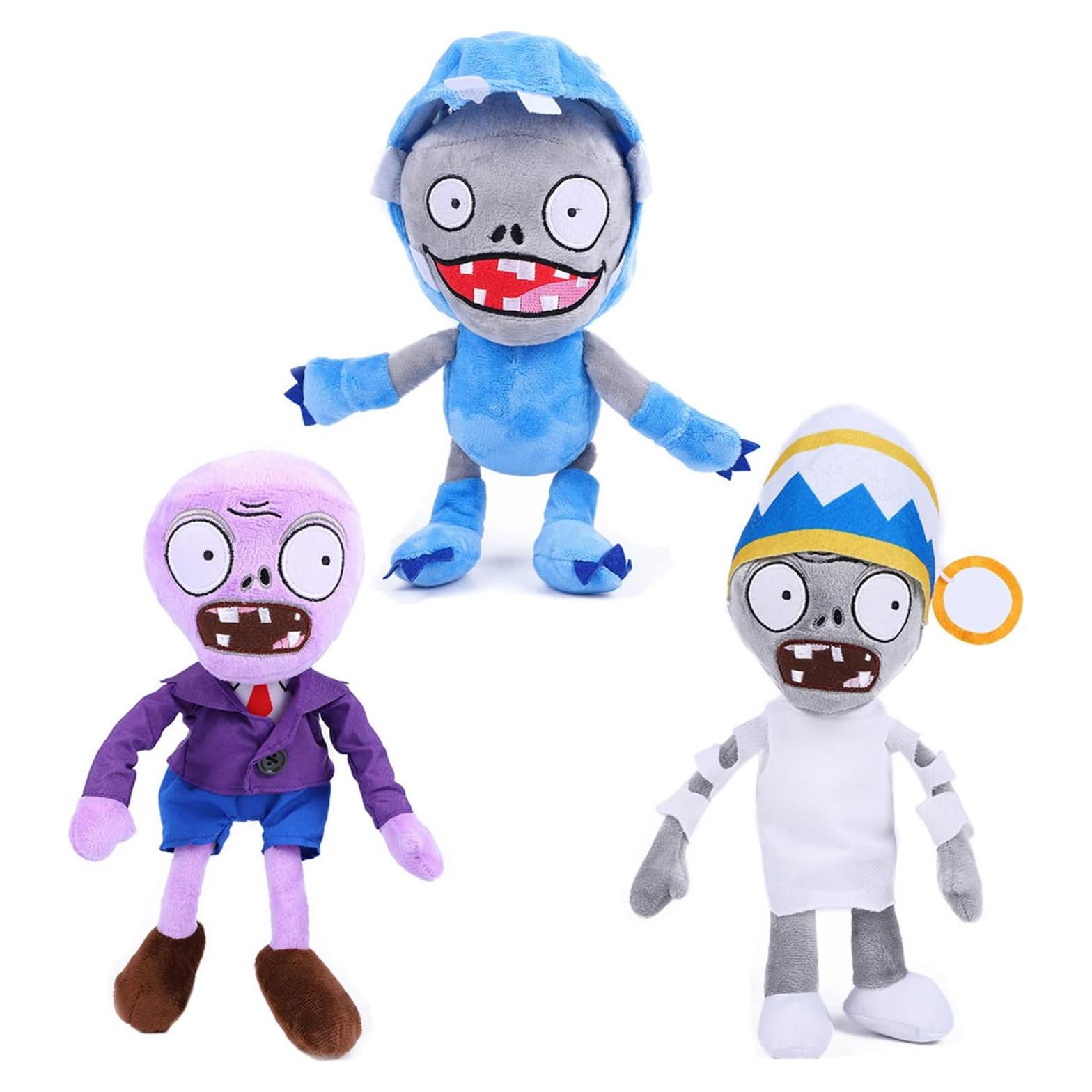 Juguetes de Peluche Zombie PVZ JHESAO 3 Piezas 30cm