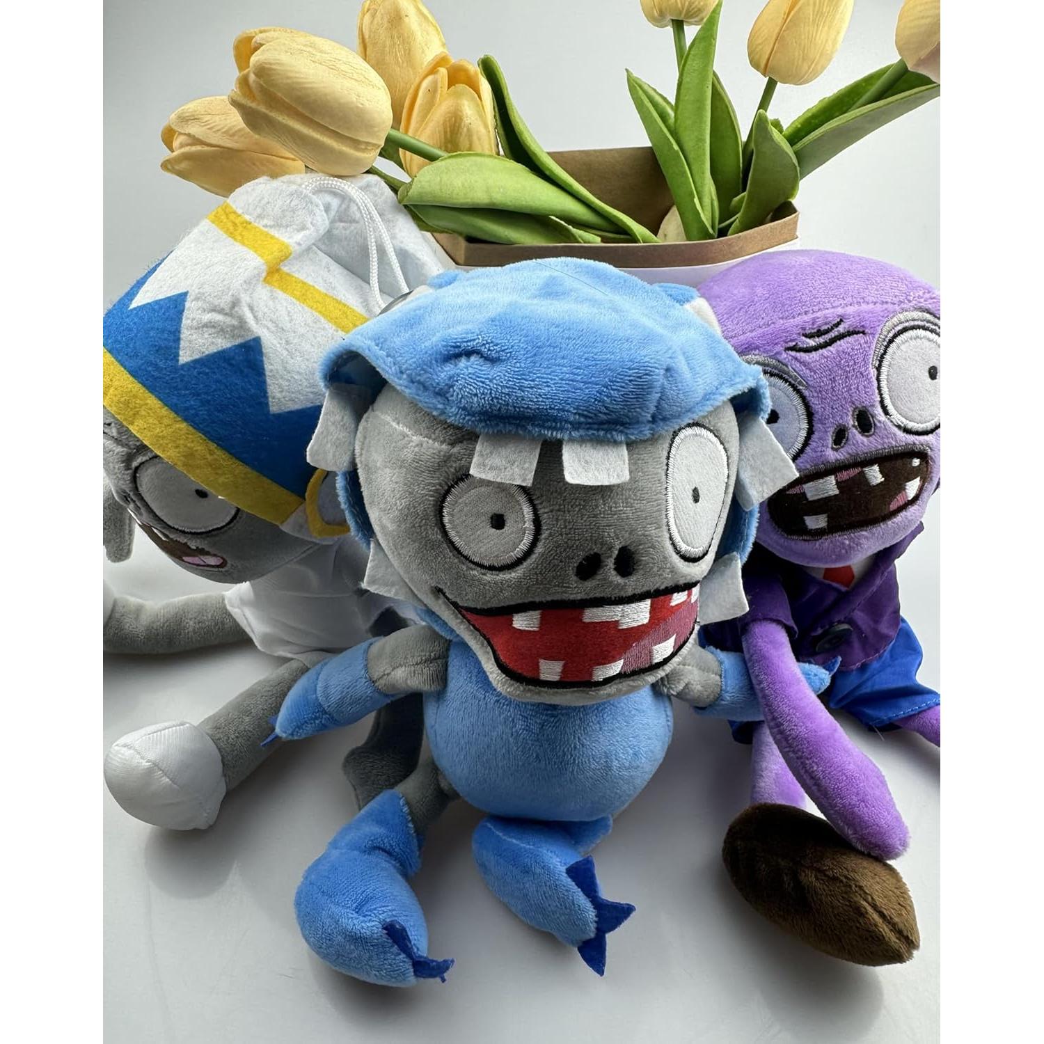 Juguetes de Peluche Zombie PVZ JHESAO 3 Piezas 30cm