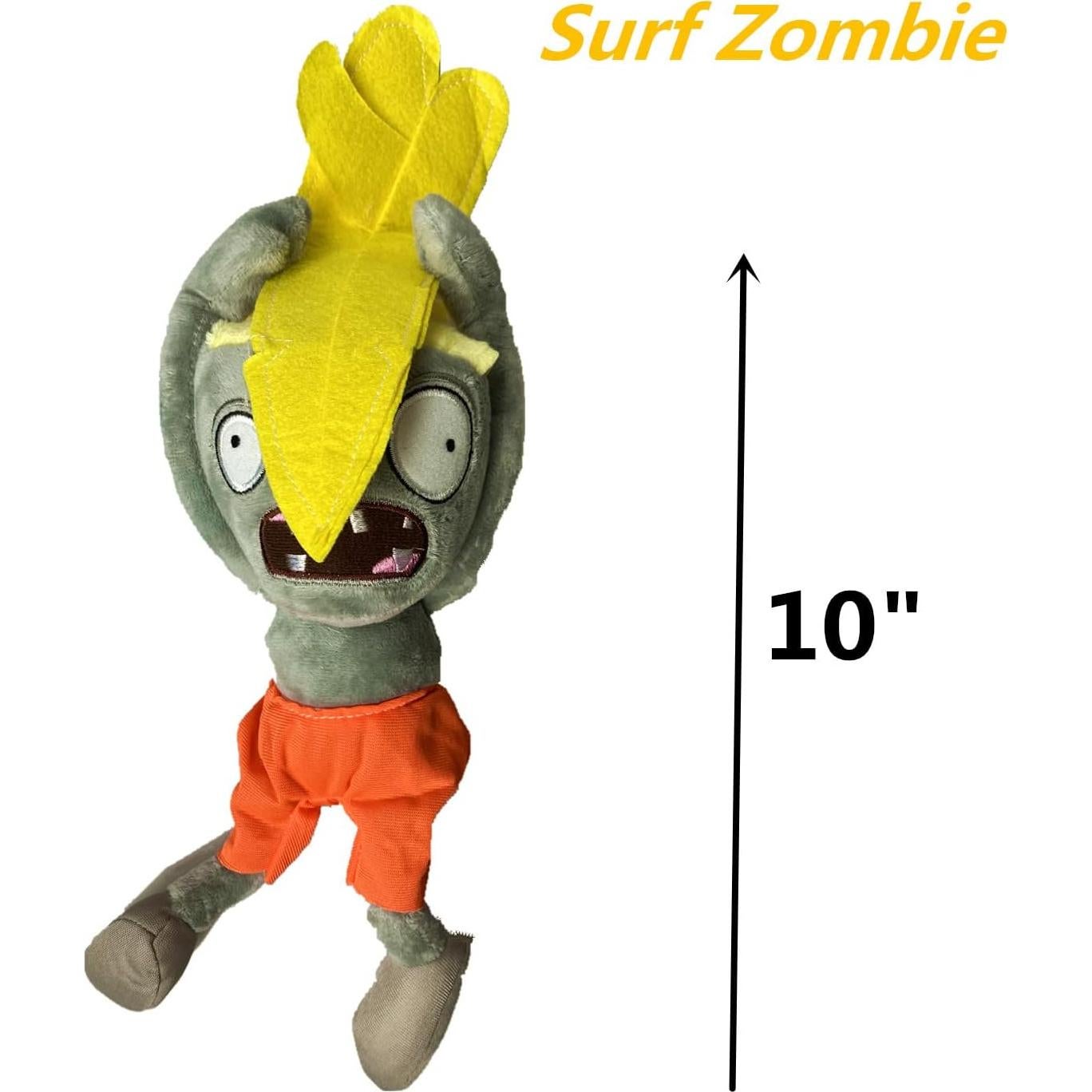 Set de 3 Juguetes de Peluche Plantas vs Zombies PVZ
