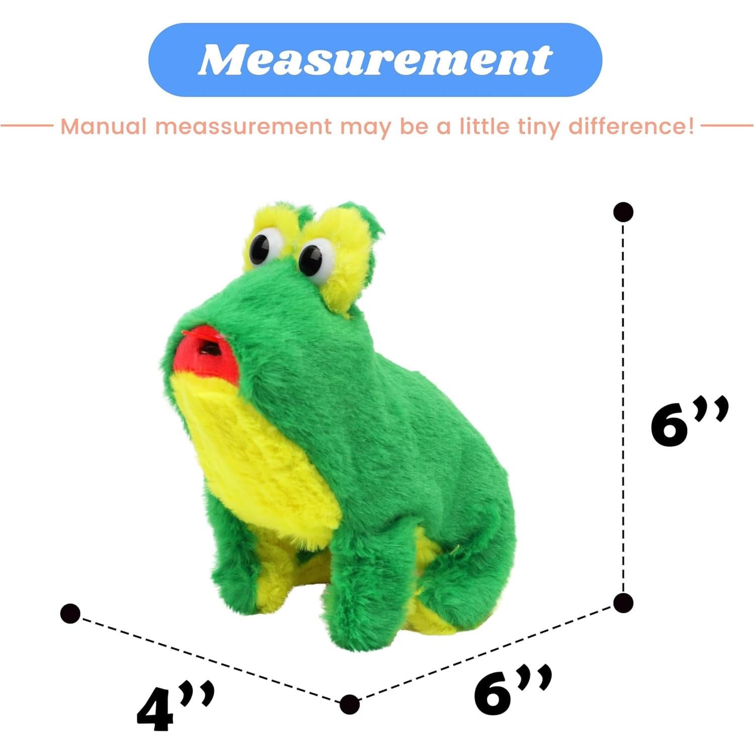 Rana Saltadora Hopearl 15 cm Juguete Interactivo con Sonidos