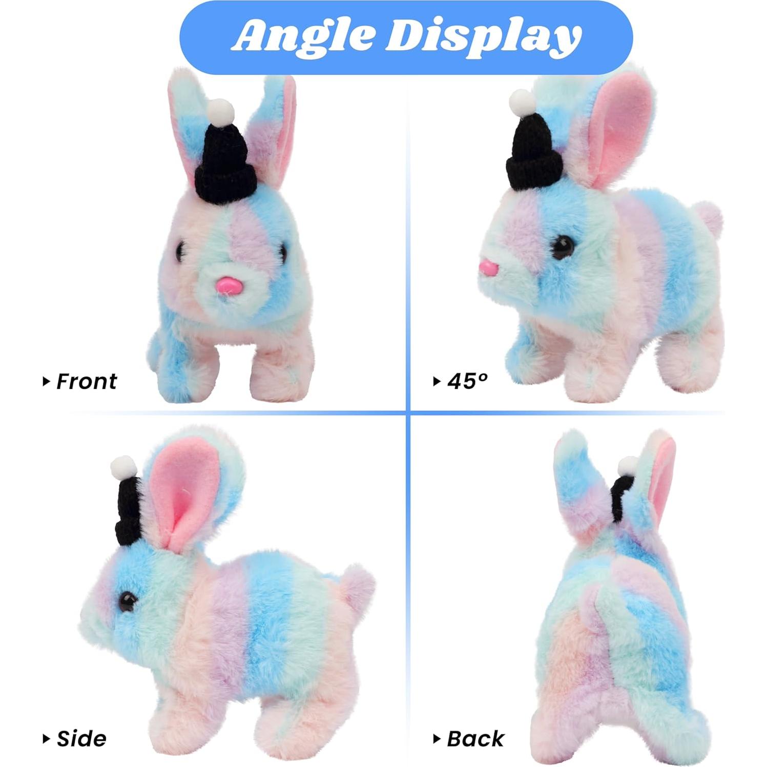 Conejo Saltarín Hopearl Interactivo 17.78 cm con Sombrero