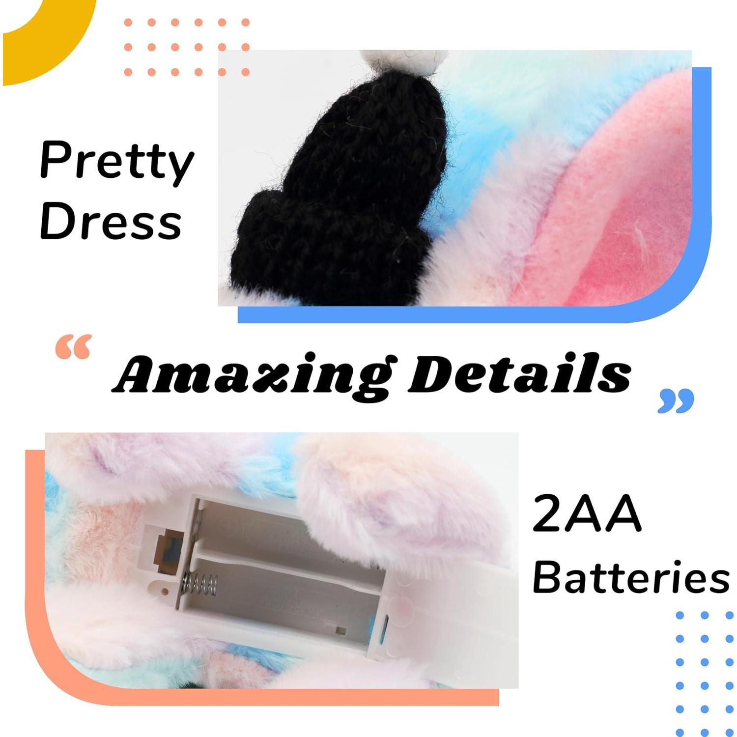 Conejo Saltarín Hopearl Interactivo 17.78 cm con Sombrero