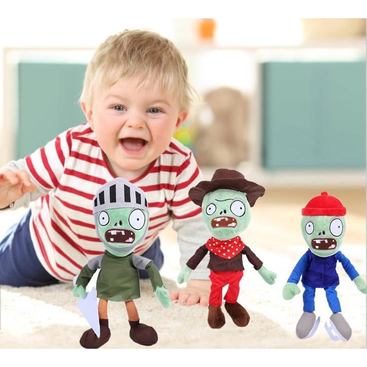 3 PCS Juguetes de Peluche Plantas vs Zombies BASHERISE