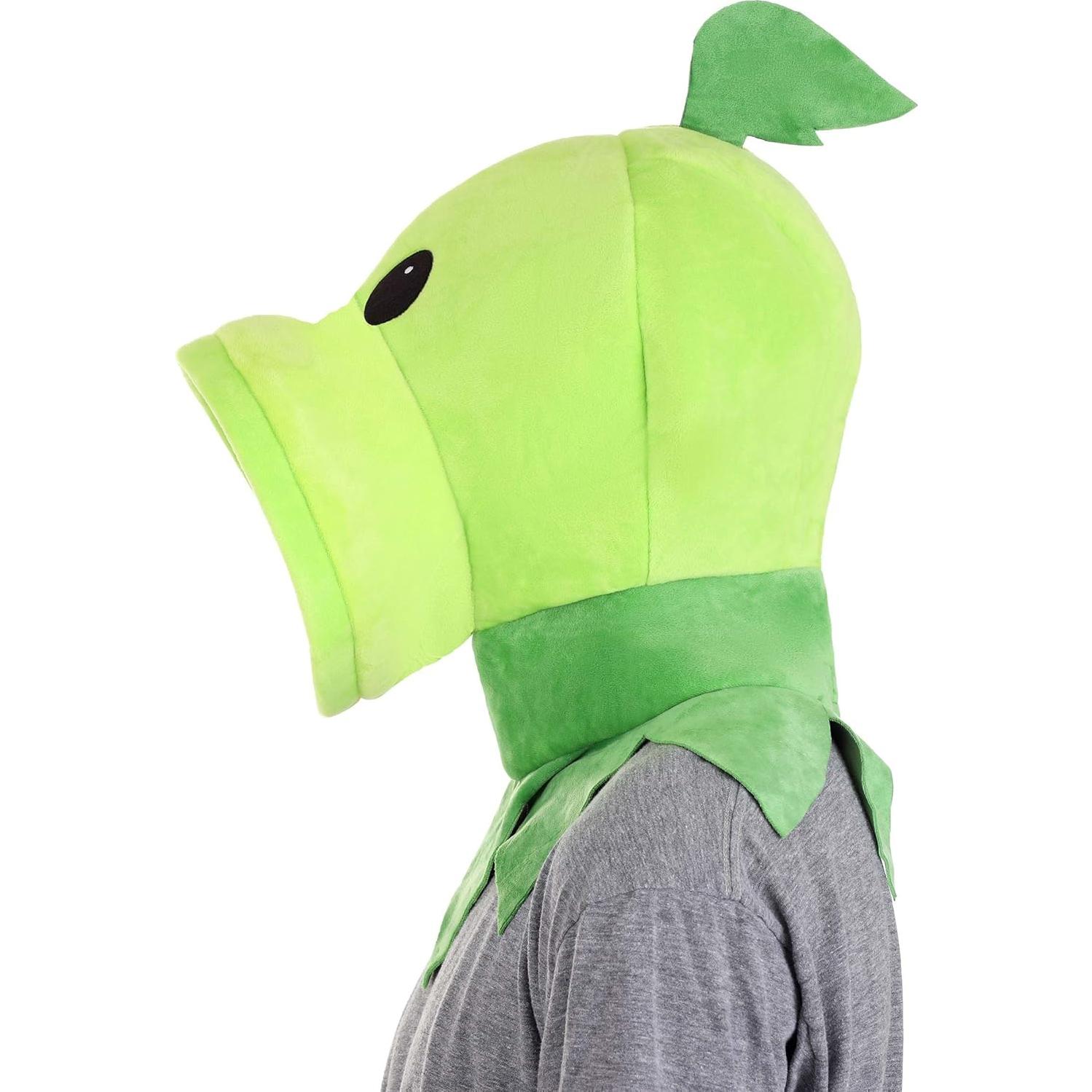 Sombrero de Peluche Peashooter Fun Costumes - Unisex Estándar