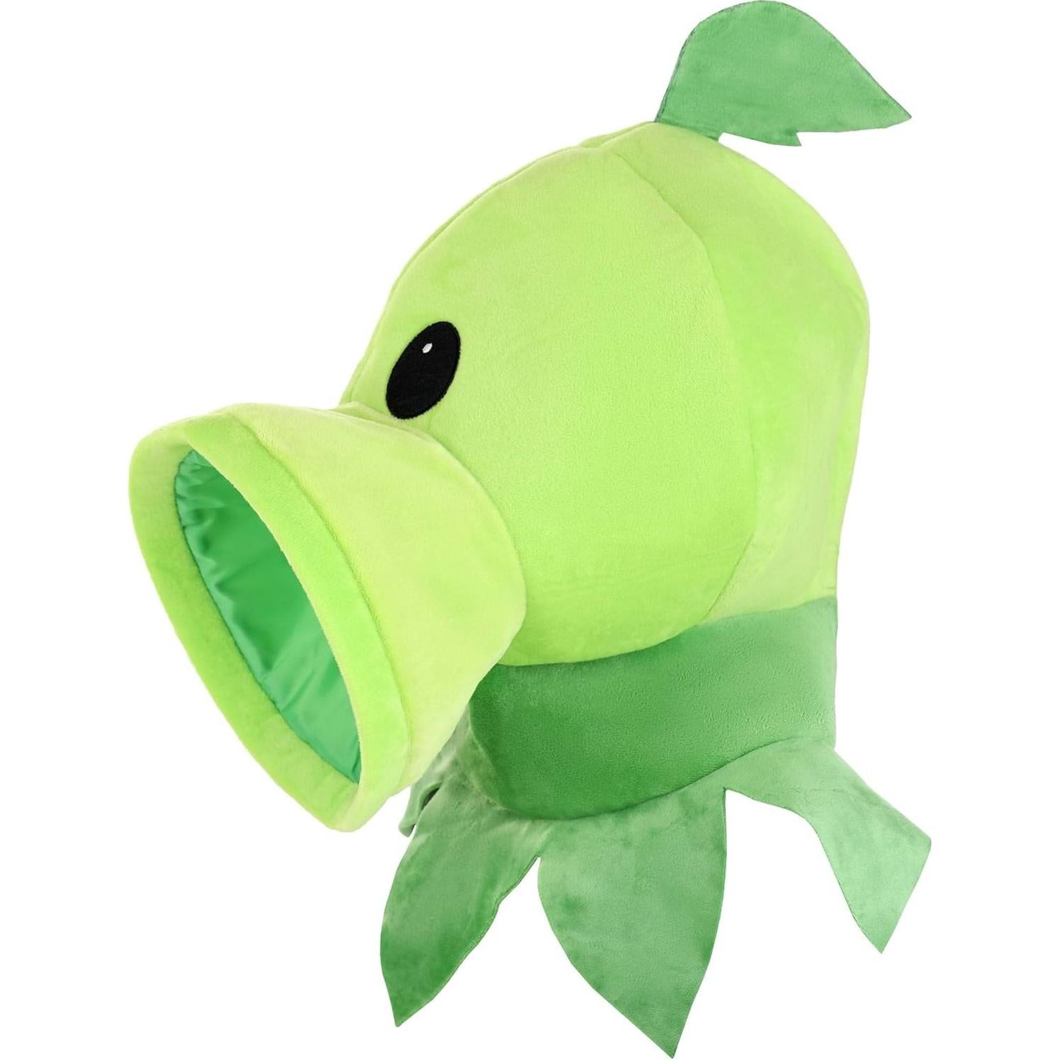 Sombrero de Peluche Peashooter Fun Costumes - Unisex Estándar