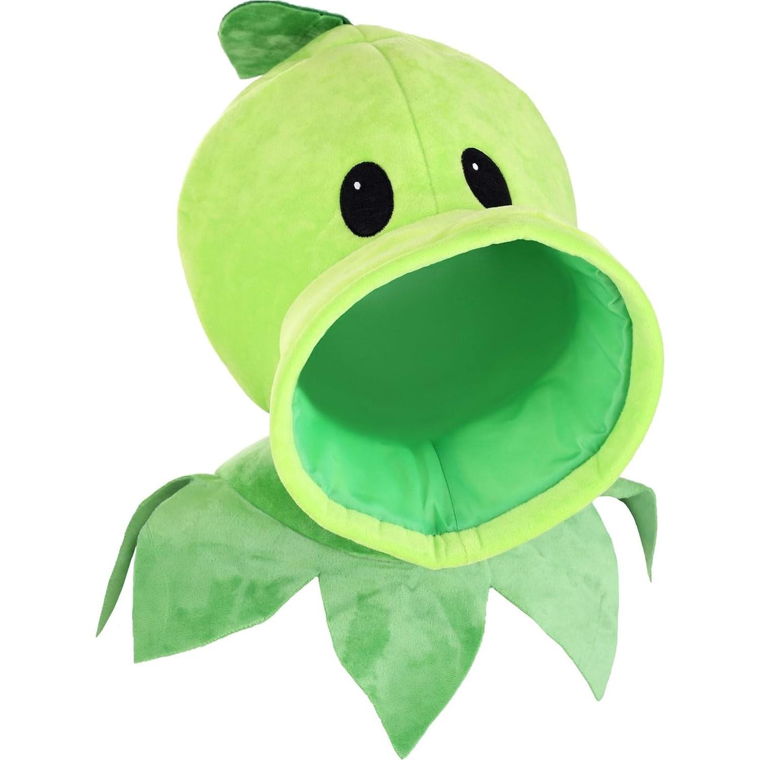 Sombrero de Peluche Peashooter Fun Costumes - Unisex Estándar